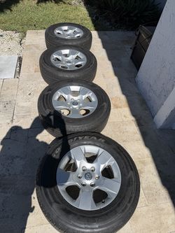 18” Rims OEM wheel and tire package for a 2019-2024 Ram 1500 GM TRUCK S V UV CB