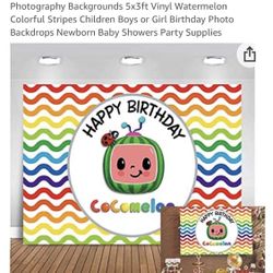 Cocomelon Birthday Party Decor 