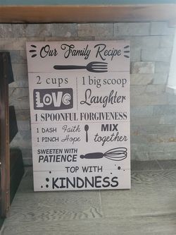 Wall sign
