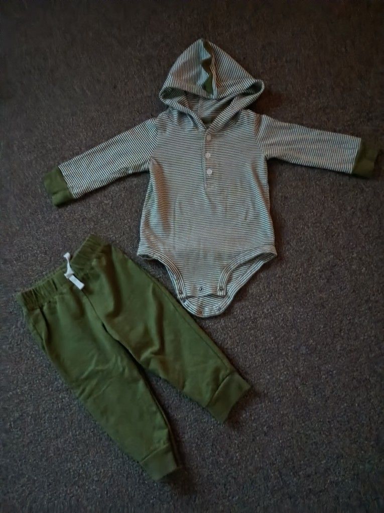 Infant Hoodie And Sweat Pants Set 12mths