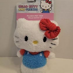 Sanrio Hello Kitty Plush Squeaky & Crinkle Pet Toy