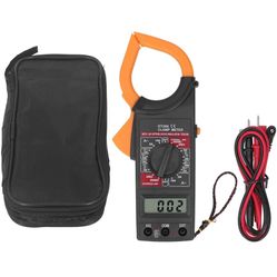 Digital Clamp Meter, Handheld Multimeter Tester Electrical Voltage Current Tester with Handbag for Measure Current Voltage