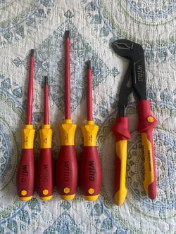 Wiha Insulated Screwdriver & Channel Locks