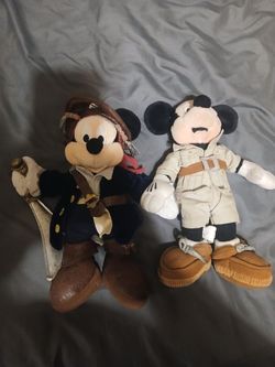 Disney Mickey Mouse Costume Plush Set of 2
