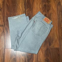 Grey 501s