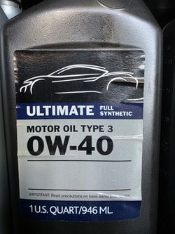 0w-40 Engine Oil Full Synthetic
