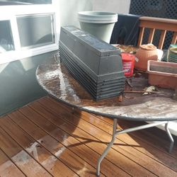 Triangle Pots 23 Inches Long X 8 Inches Wide  Total 7 Planters 