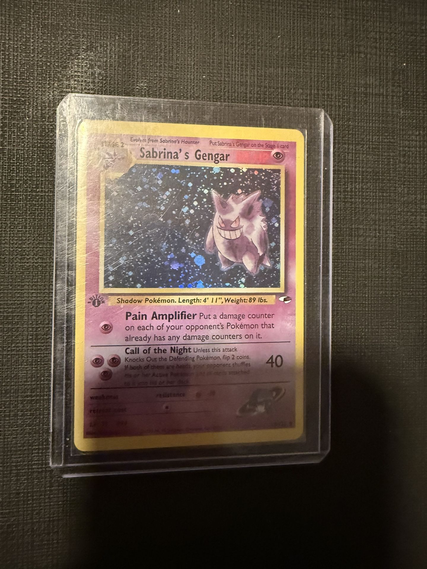 Sabrina’s Gengar 1st Edition - Pokemon TCG