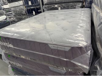 QUEEN SIZE PURPLE LUXE REJUVENATE MATTRESS & BOX SPRING BED SET