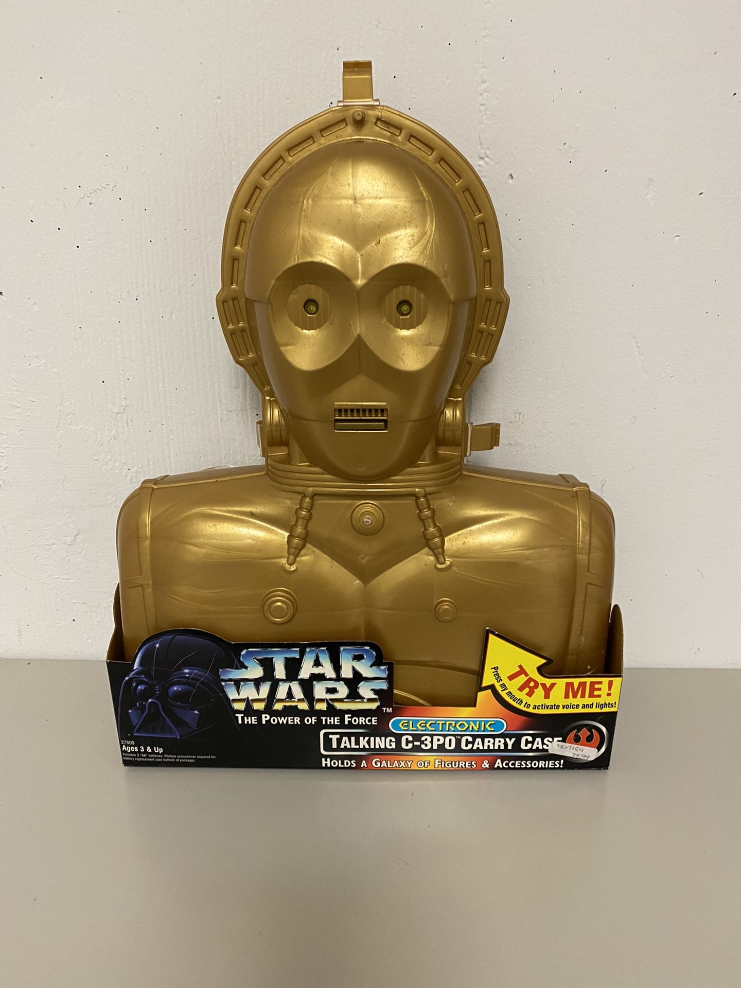 Star Wars Power of the force C3Po figure case