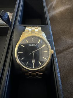 Bulova Men's Classic Sutton 3-Hand Calendar Date Quartz Watch, 40mm