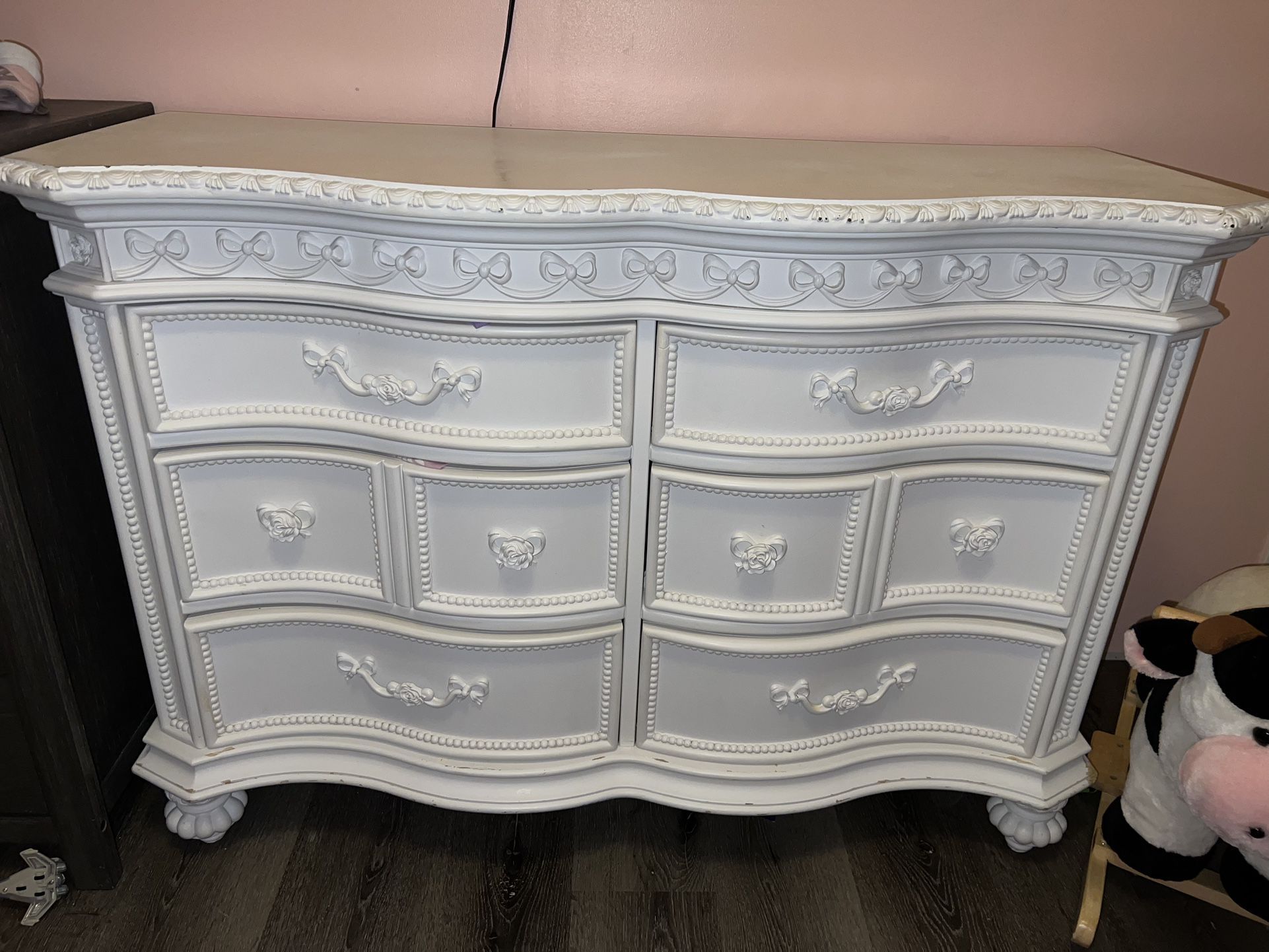 princess white dresser Disney Princess Sparkle White 9 Drawer Dresser