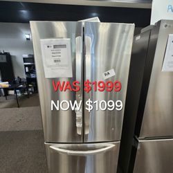 22 Cu. Ft. French Door Refrigerator With ICE Maker In Stainless Steel 