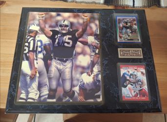 Howie Long Oakland Raiders Hall of Fame Plaque