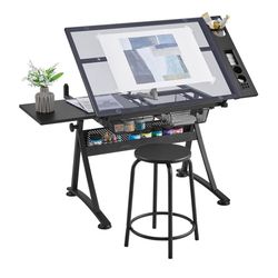 Drafting Table W Stool