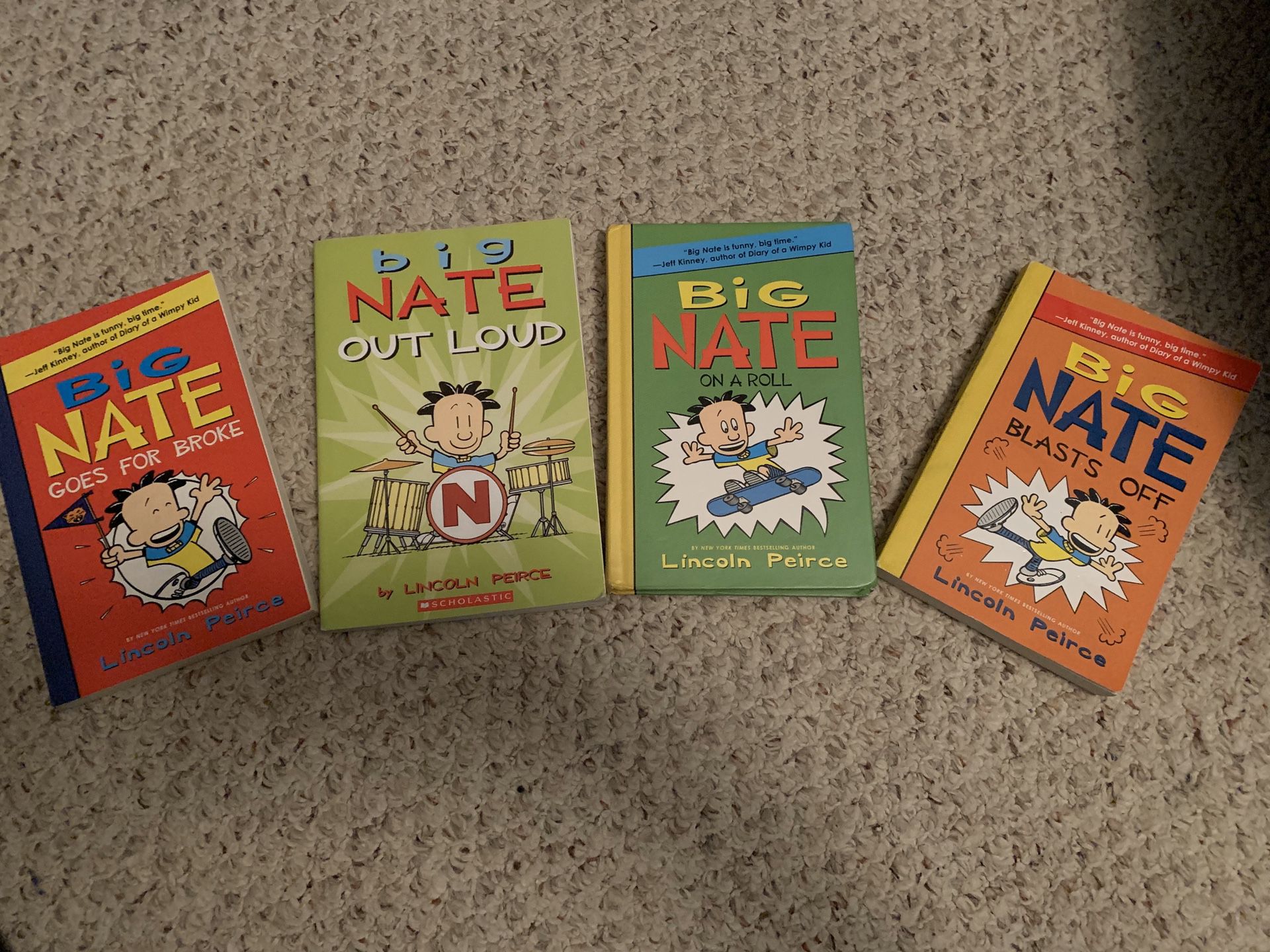 4 Big Nate books