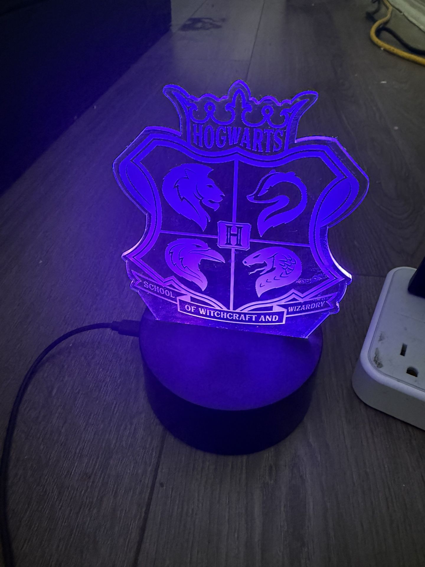3D Acrylic LED Illusion Lamp, Harry Potter