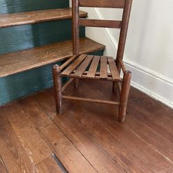 Solid Wood Child’s Chair