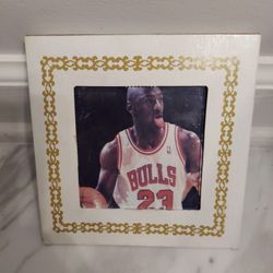 Vintage Framed Michael Jordan Photo