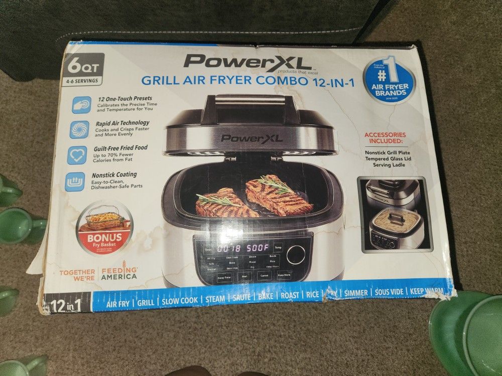 Power XL Grill Air Fryer Combo 12 -N- 1