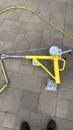 Cranky portable winch