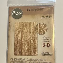 Sizzix 3-D Embossing Folder - Lumber 