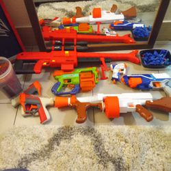 Nerf Guns And Ammo  $20 For All 