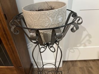 Wrought Iron Plant Stand