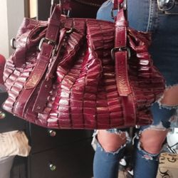  Beautiful Burgundy Burberry Leather Purse