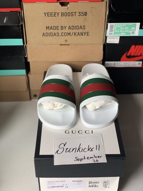 womens gucci slides size 9