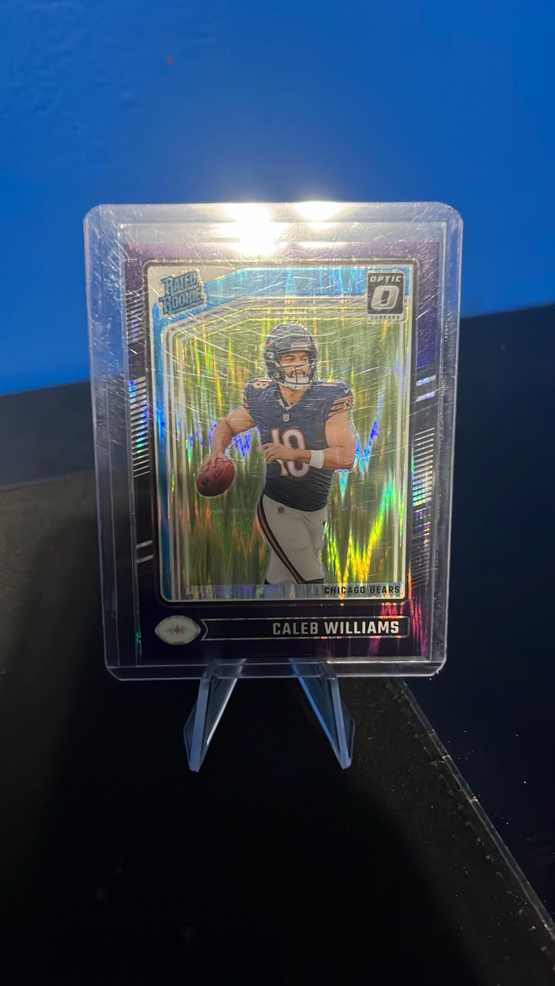 Panini Optic Donruss Purple Shock Caleb Williams