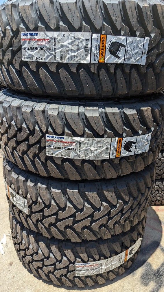 40x15.50R20 Toyo Open Country MT