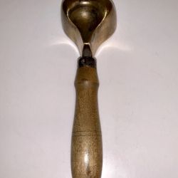 Vintage Art Tool & Die Co NY Brass Forming Swage Tool Wood Handle