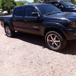20" boss motorsport 6 lug toyota rims an tires