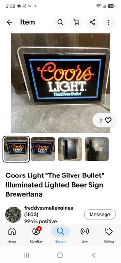 Coors Neon sign
