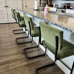 Velvet Counter Chairs 