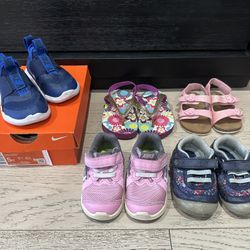 Baby girl/ Toddler Nike , Stride Rite shoes size 4-5