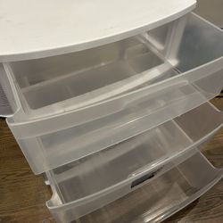 3 Piece Plastic drawer