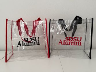 SDSU Alumni Clear Tote Bags (Set of 2)