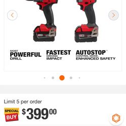 New Set Of Drill And Impact