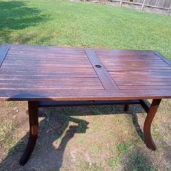 Light Weight Solid Wood Picnic Table It's Nice Inside The House Or Outside 65$