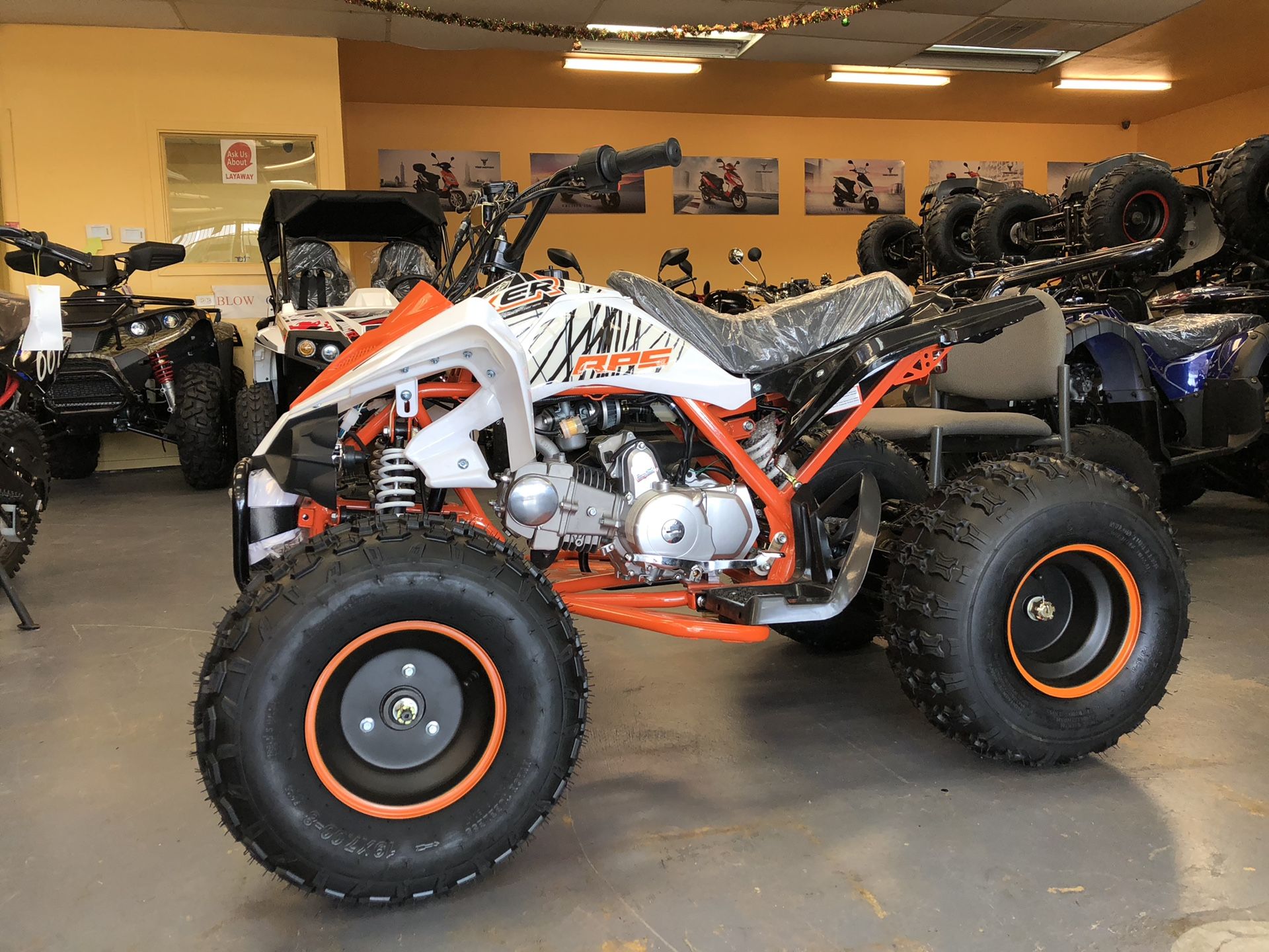 RPS 125cc mid-size atv on sale