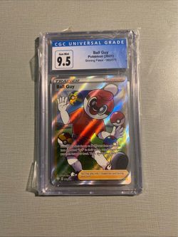 graded pokémon card ball guy