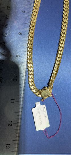 10k 264.9 grams 17” long cuban link