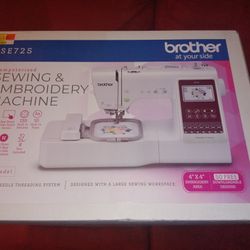 Computerized Brother Se 725 Sewing And Embroidery Machine 