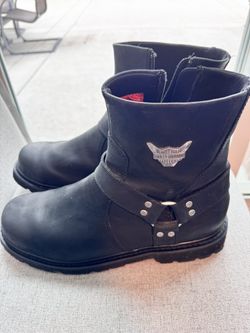 Harley Davidson Zipped Up Boots
