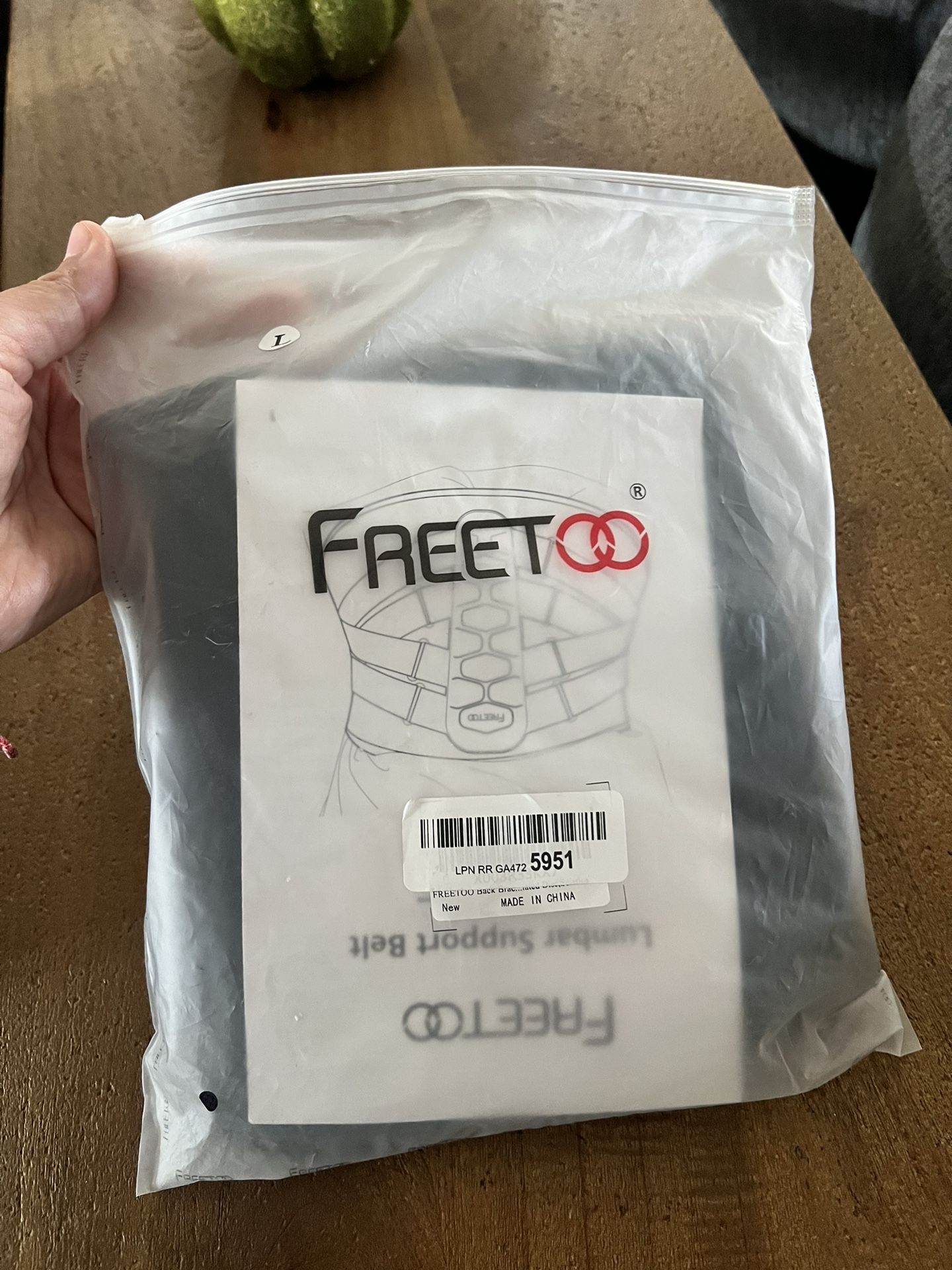 FREETOO Back Brace for Lower Back Pain Relief