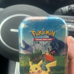 Pokemon ETB & Tin ( EMPTY, Not Sealed, No Card)