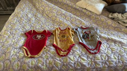 San Francisco 49ers Baby Onesies Set of 3