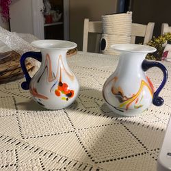 Art Glass Pitchers
